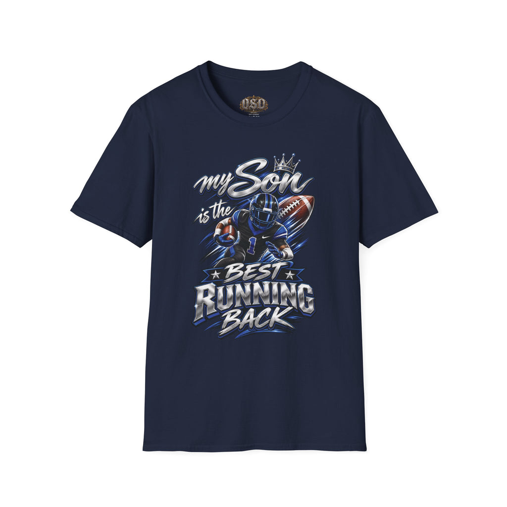 My Son is the Best Running Back T-Shirt — Football Mom/Dad Pride Tee