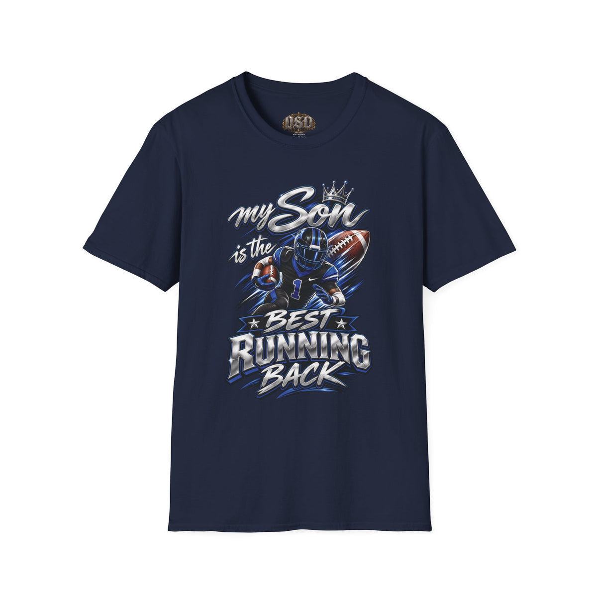 My Son is the Best Running Back T-Shirt — Football Mom/Dad Pride Tee