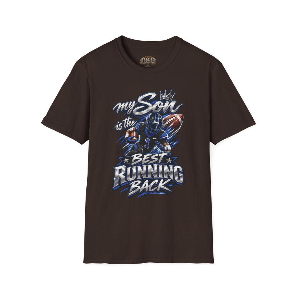 My Son is the Best Running Back T-Shirt — Football Mom/Dad Pride Tee