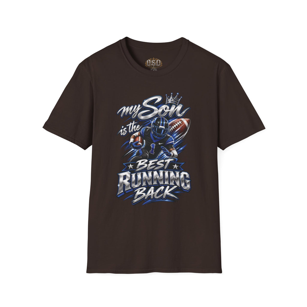 My Son is the Best Running Back T-Shirt — Football Mom/Dad Pride Tee
