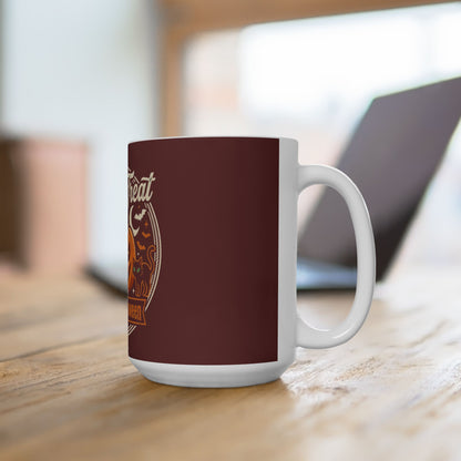Halloween Trick or Treat Mug — Pumpkin, Ghost & Cat Ceramic Coffee Cup (11oz/15oz)