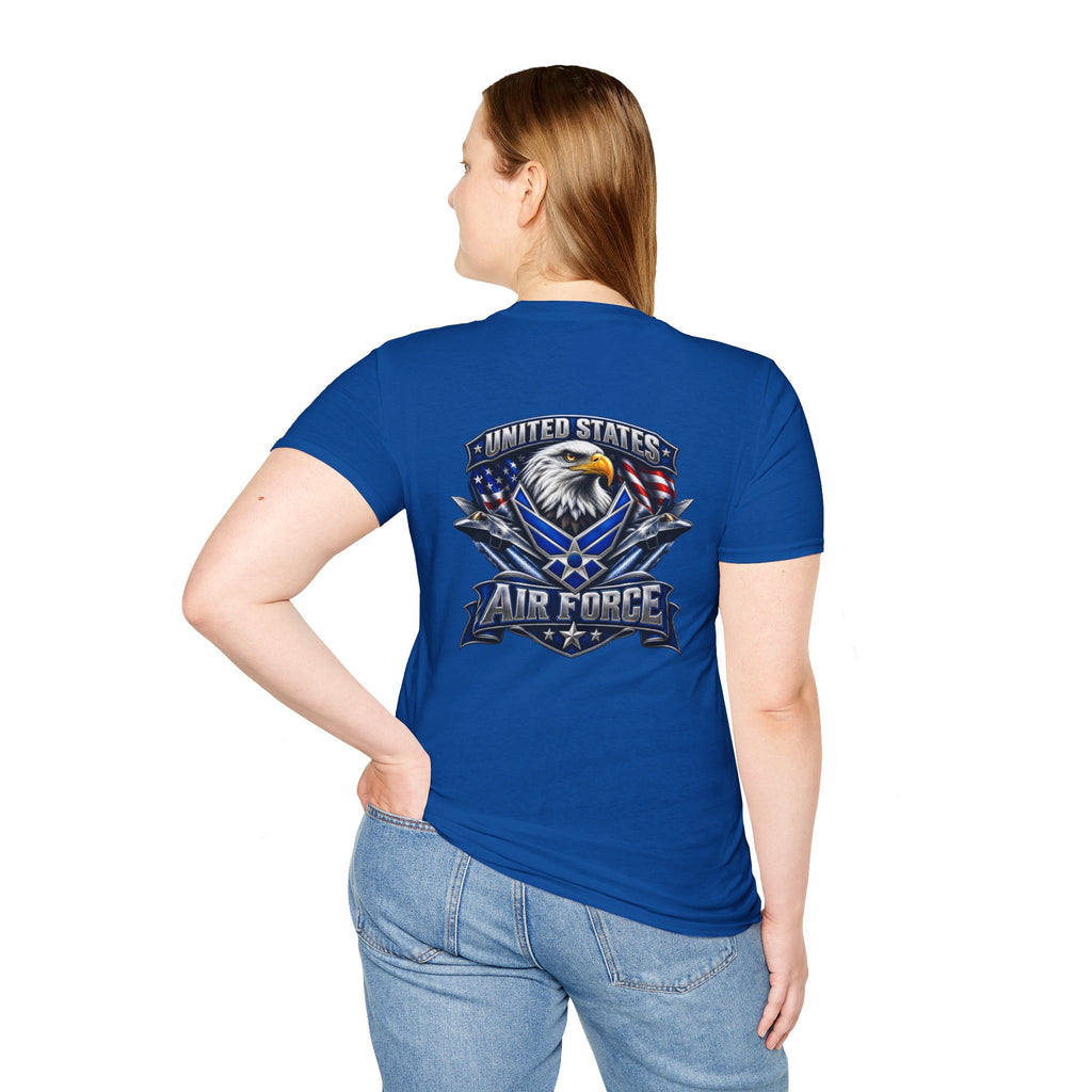 U.S. Air Force Classic White Tee — Minimal Everyday USAF T-Shirt