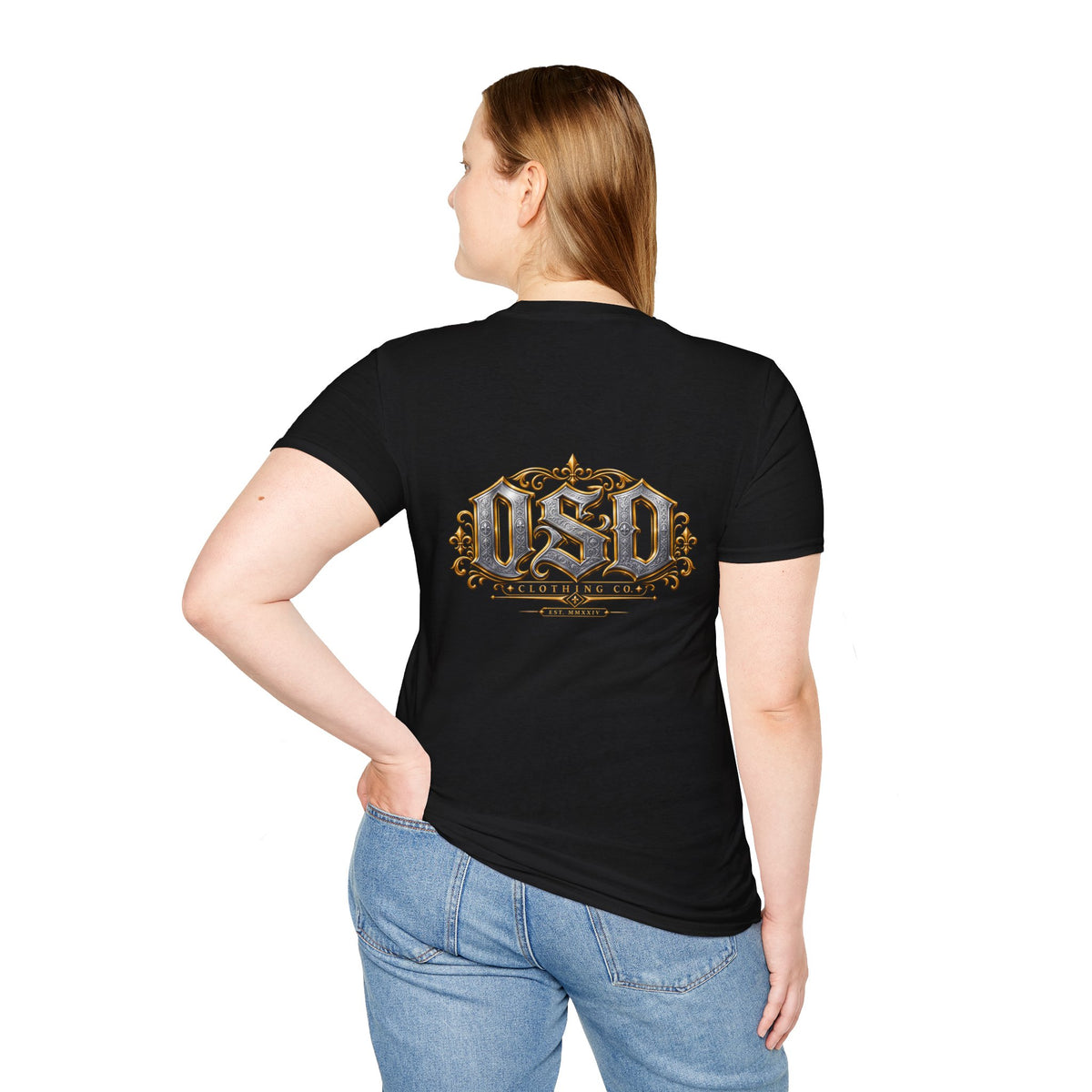 1990 Vintage OSD Crest T-Shirt — Retro 90s Emblem Tee