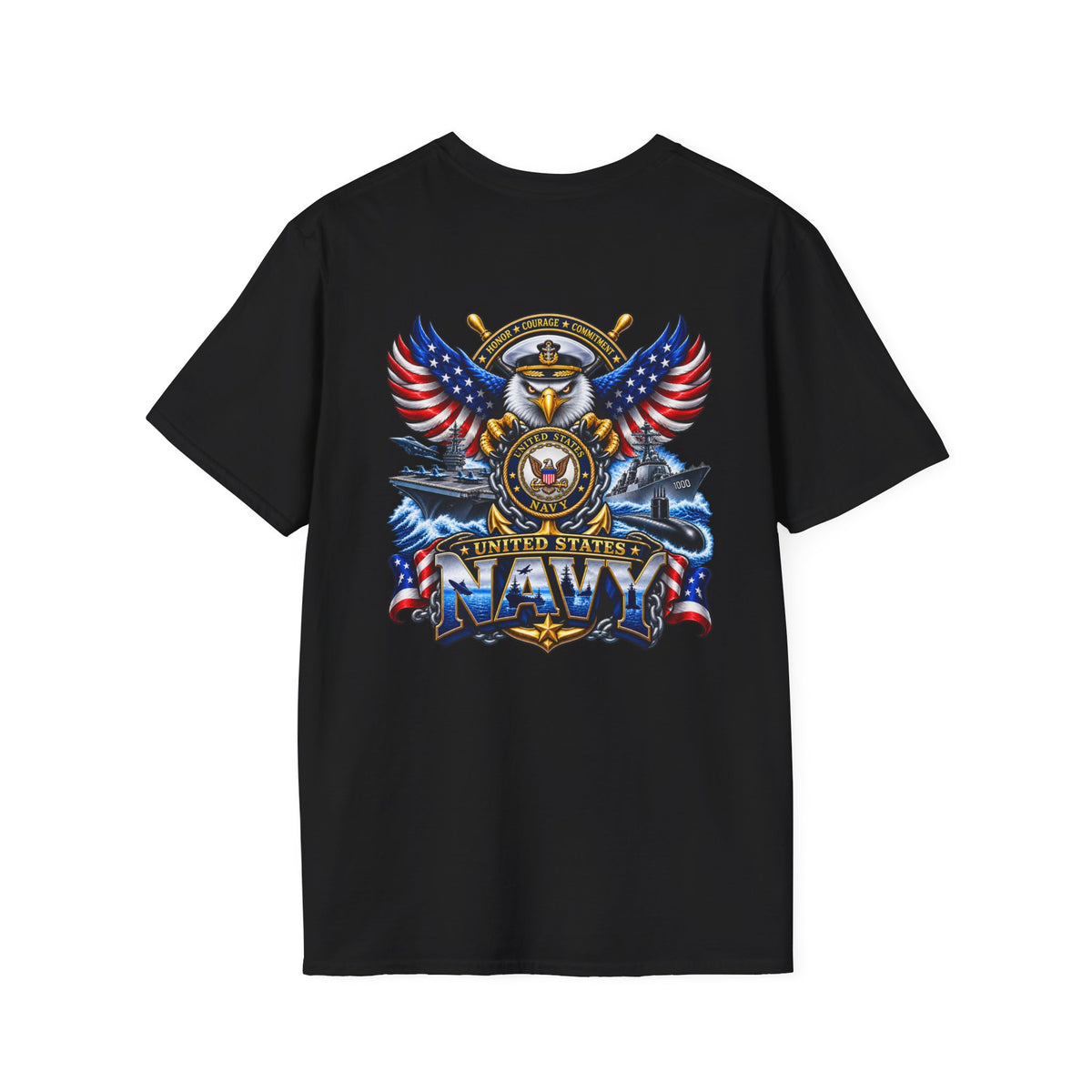 United States Navy T-Shirt — Classic Minimal White Tee