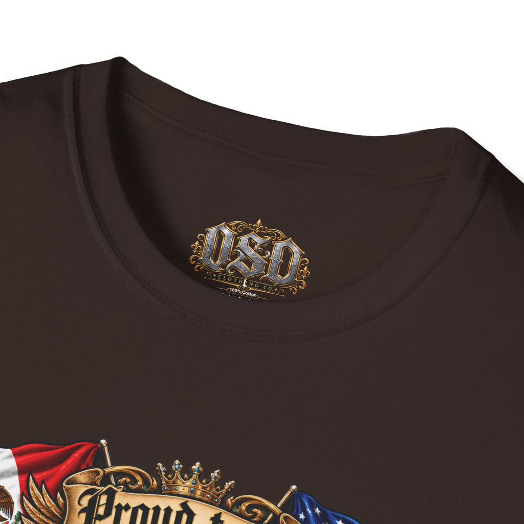 Mexican American Pride T-Shirt — "Proud to be Mexican American" Graphic Tee