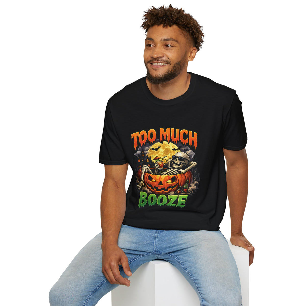 Too Much Booze Halloween T-Shirt