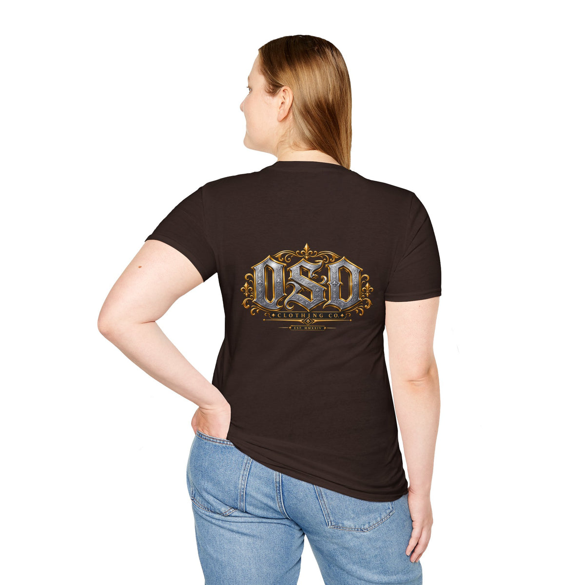 1990 Vintage OSD Crest T-Shirt — Retro 90s Emblem Tee