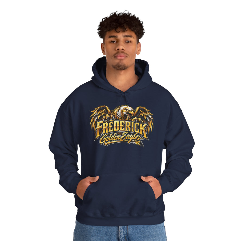 Frederick Golden Eagles Hoodie - Vintage Eagle School Spirit Sweatshirt