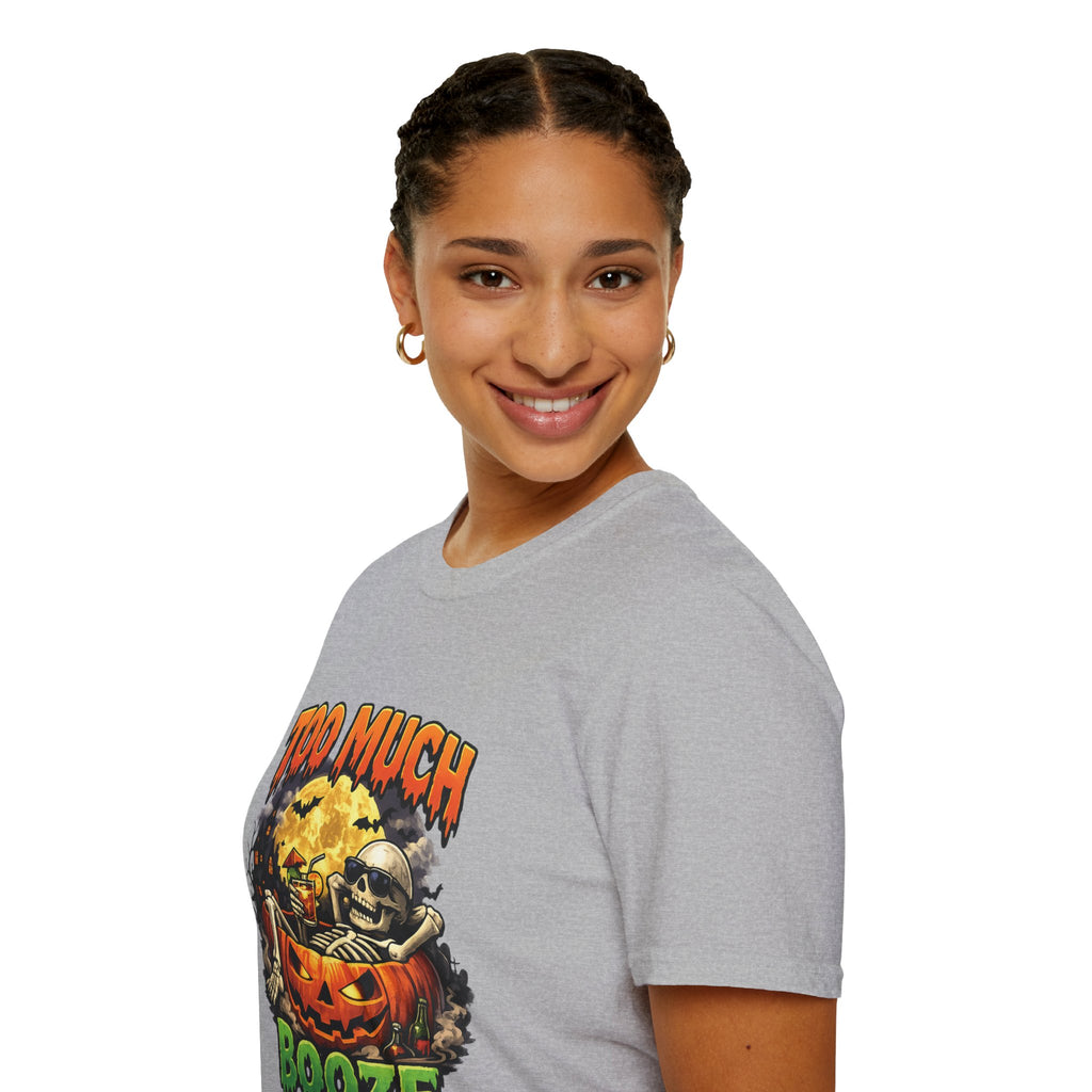 Too Much Booze Halloween T-Shirt