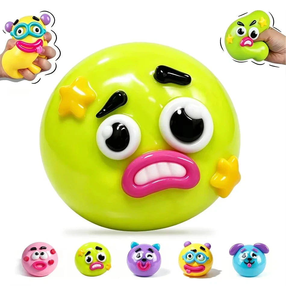Dog Face Soft Squeeze Fidget Toy